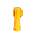 Queue Solutions ConePro 500, Yellow, 12' Yellow/Black AUTHORIZED ACCESS ONLY Belt CP500Y-YBA120